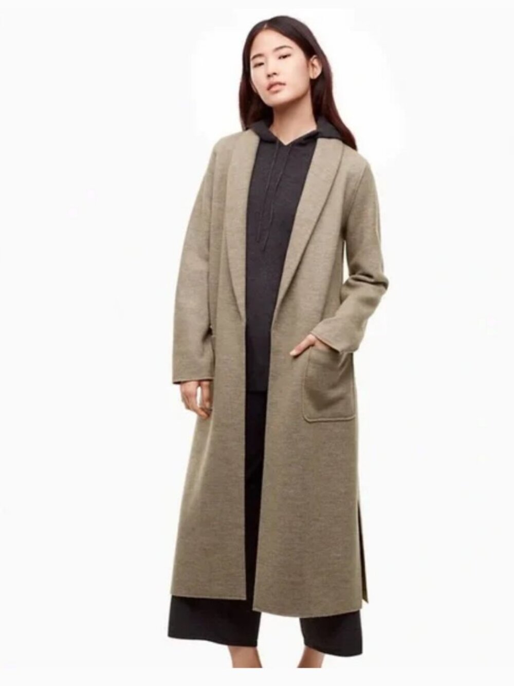 Babaton / Aritzia wool luxe duster jacket